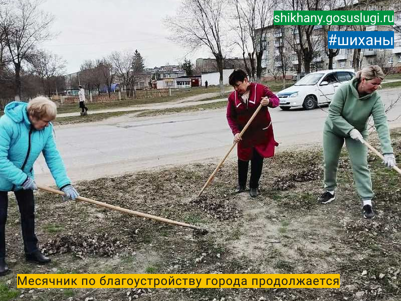 Месячник по благоустройству города продолжается.