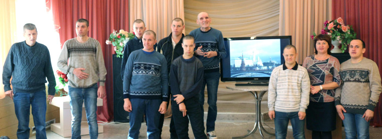 Проживающие шиханского дома-интерната - активные участники клуба «Патриот».