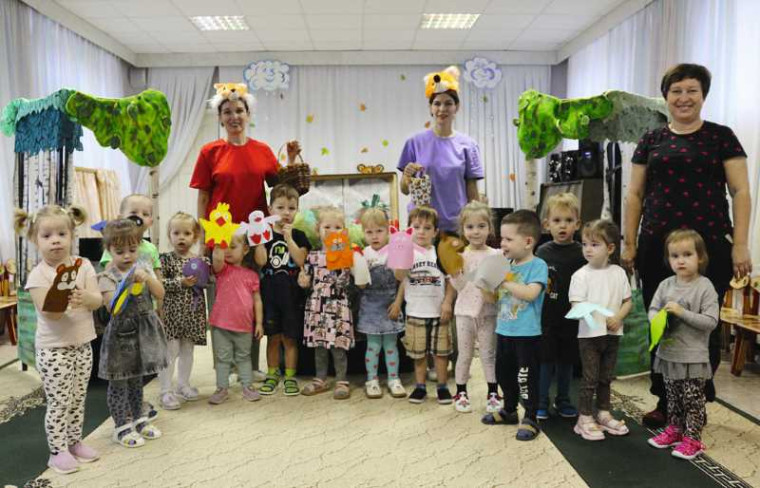 Театр кукол «Балаганчик»  посетил шиханский детский сад.